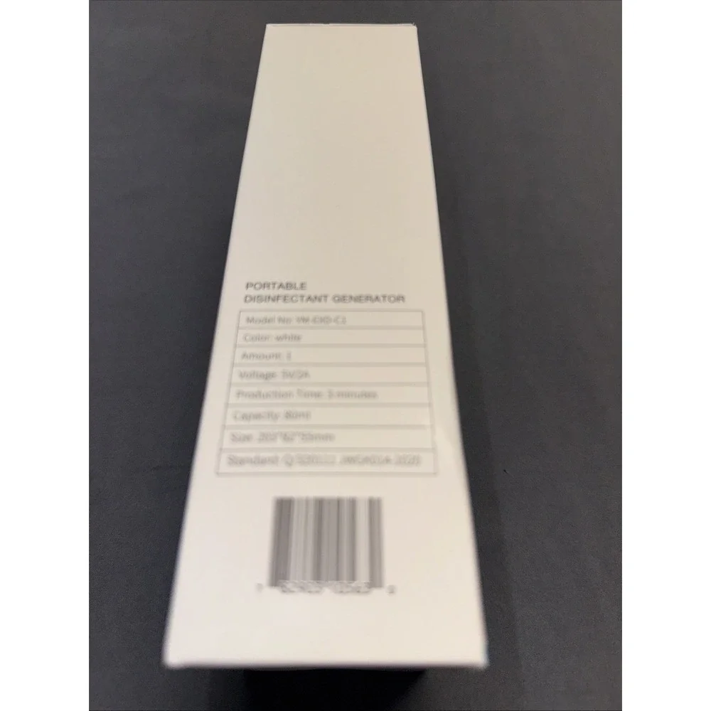 Portable Disinfectant Maker - Disinfectant Liquid Making Machine Brand New In BX